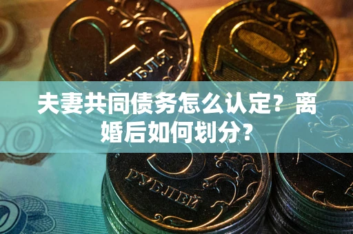 北京夫妻共同债务怎么认定？离婚后如何划分？
